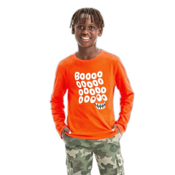 Cat & Jack Other - Cat & Jack Boys Glow in the Dark Boo... Monster Mouth Halloween T-Shirt- M